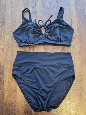 Set: Sunsets Kauai Keyhole Top & Hannah High Waist Bottom XL